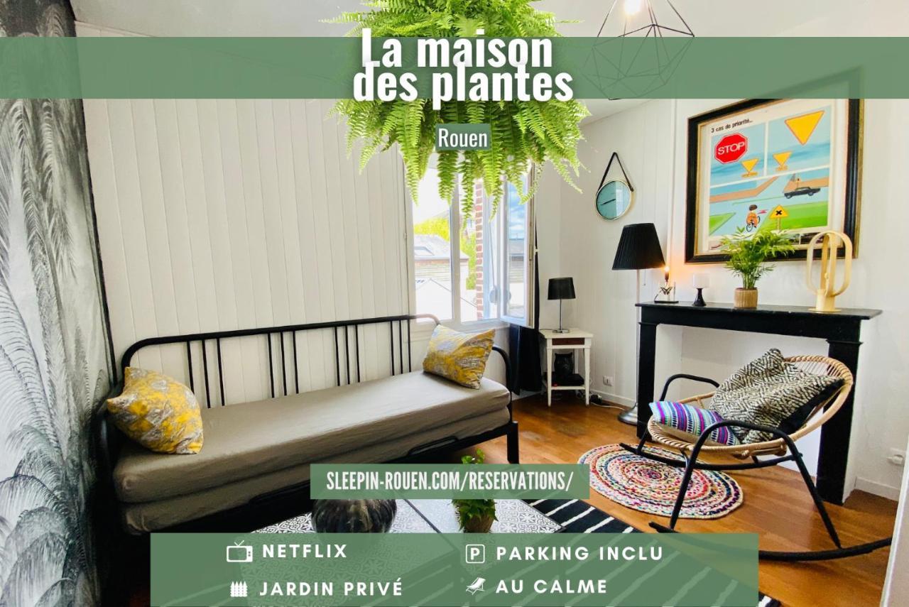 Ferienhaus La Maison Des Plantes, Charmante, Atypique Et Cosy Pour 4 Personnes Avec Parking Et Jardin *