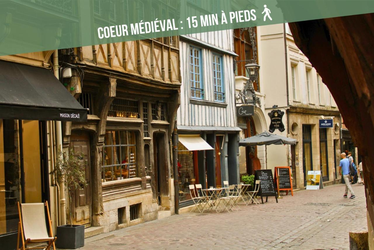 La Maison Des Plantes, Charmante, Atypique Et Cosy Pour 4 Personnes Avec Parking Et Jardin Rouen